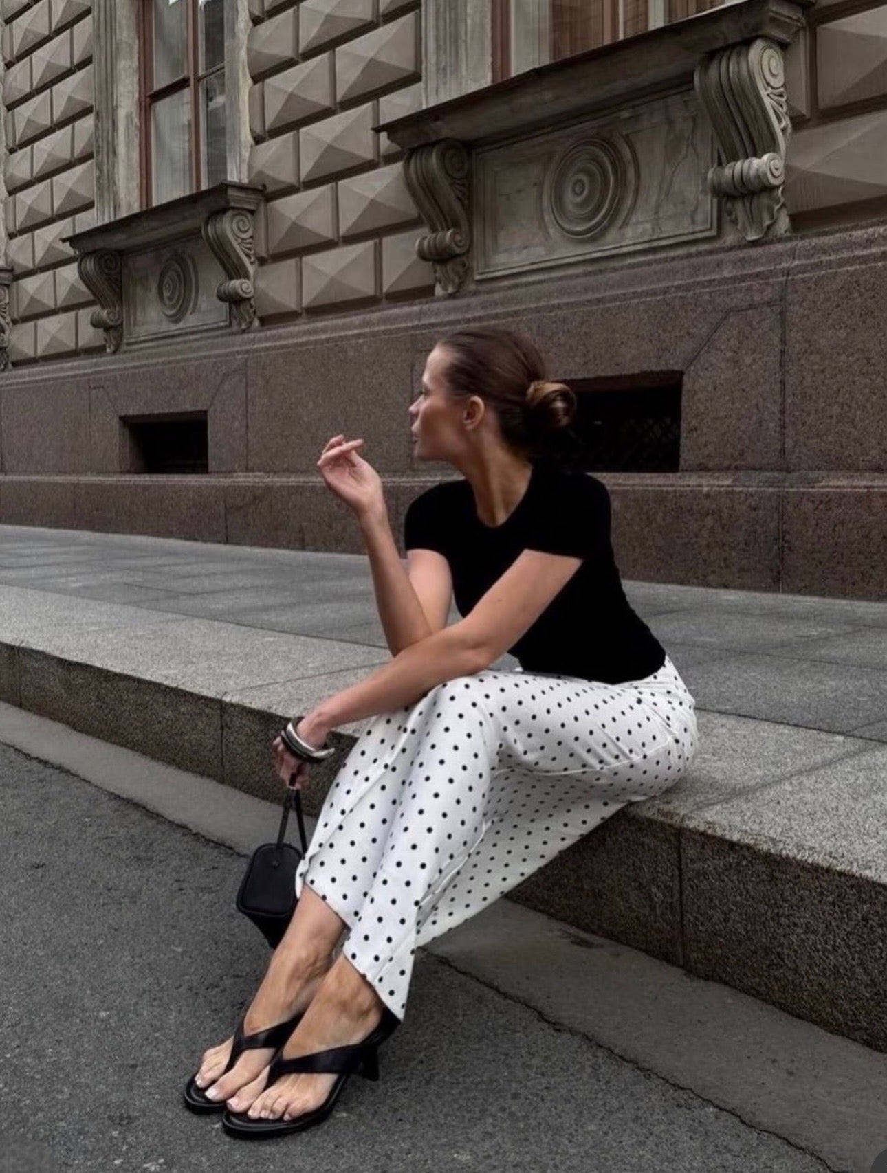 White Dot Skirt