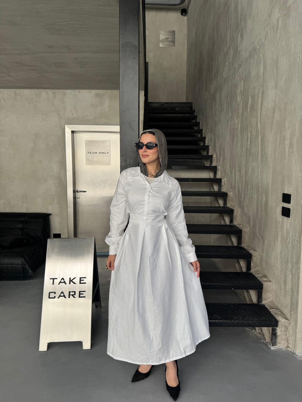 DAHAB POPILIN DRESS